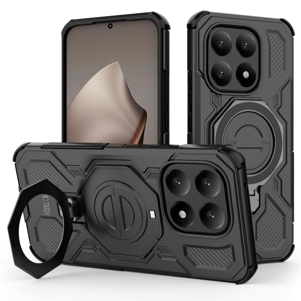 Xiaomi 15T Tech-Protect TacticStand Craftsman Case - MagSafe Compatible - Black