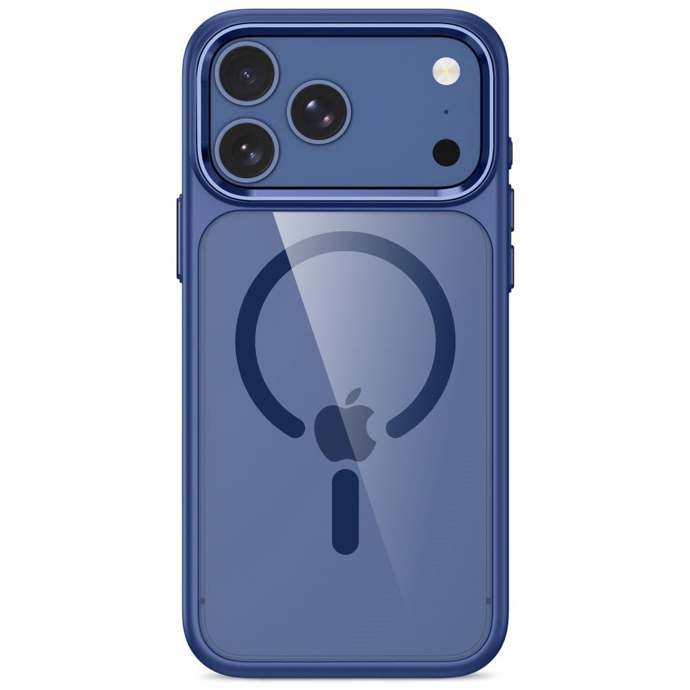 iPhone 18 Pro Max / 17 Pro Max Tech-Protect MagMat Case - MagSafe Compatible - Transparent / Blue