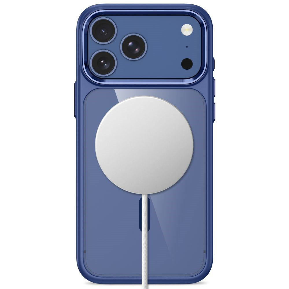 iPhone 18 Pro Max / 17 Pro Max Tech-Protect MagMat Case - MagSafe Compatible - Transparent / Blue