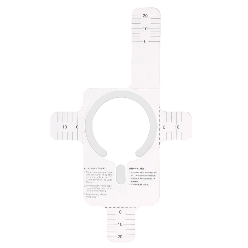 Tech-Protect Magnetic MagSafe Ring with Installation Frame – White