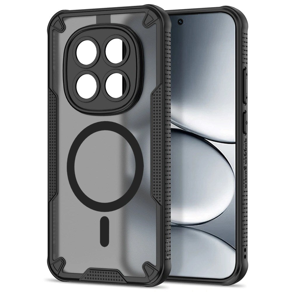 Xiaomi Redmi Note 15 Pro Tech-Protect Rugged Shield Case - MagSafe Compatible - Matte Black