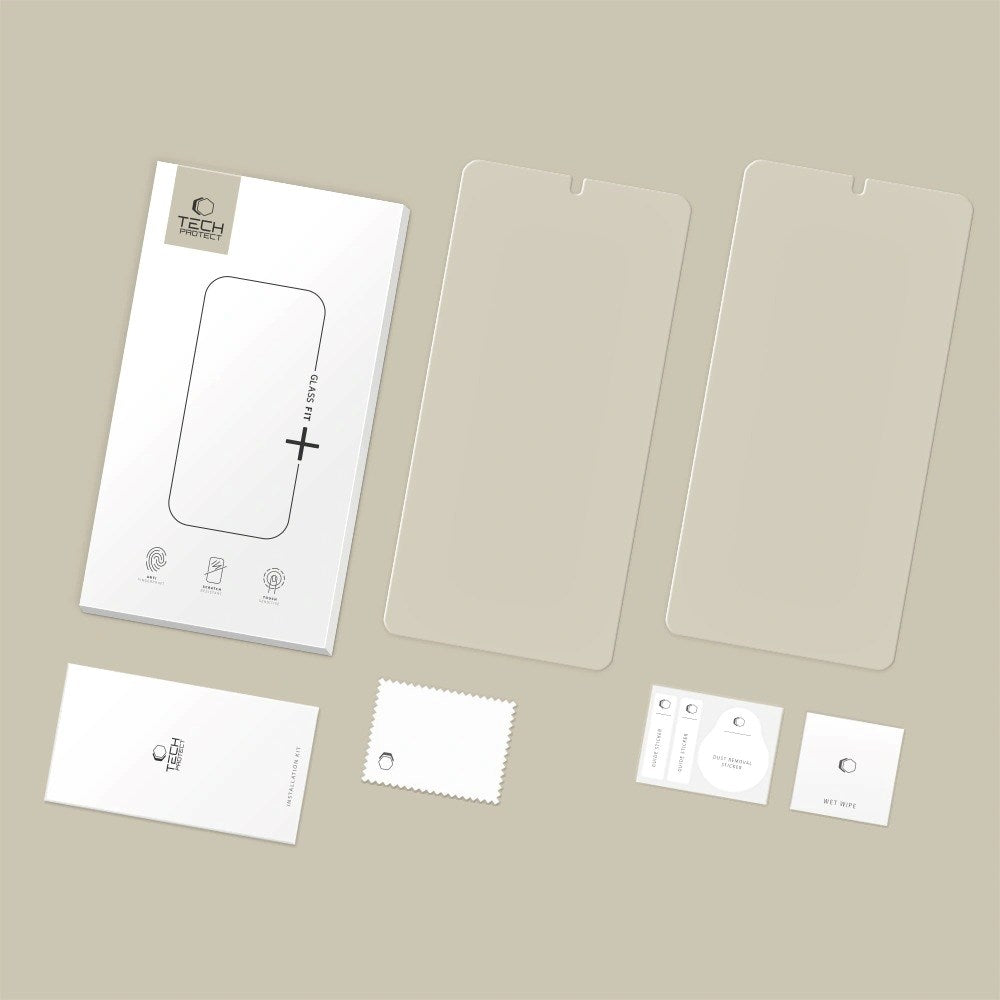 Samsung Galaxy S26 Ultra Tech-Protect Glass Fit+ Screen Protector - 2 pcs. - Transparent
