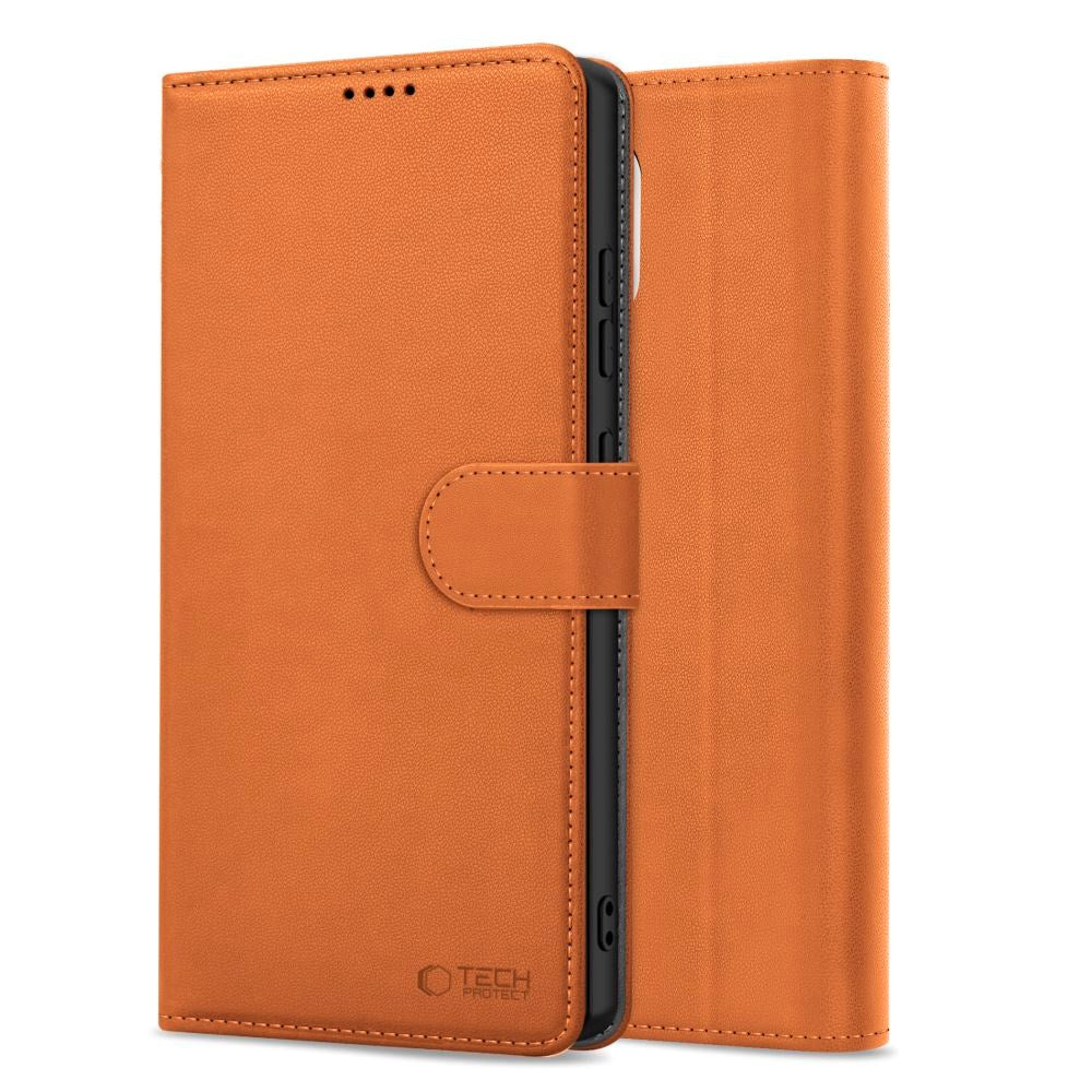iPhone 17e / 16e Tech-Protect Wallet with Purse - Brown