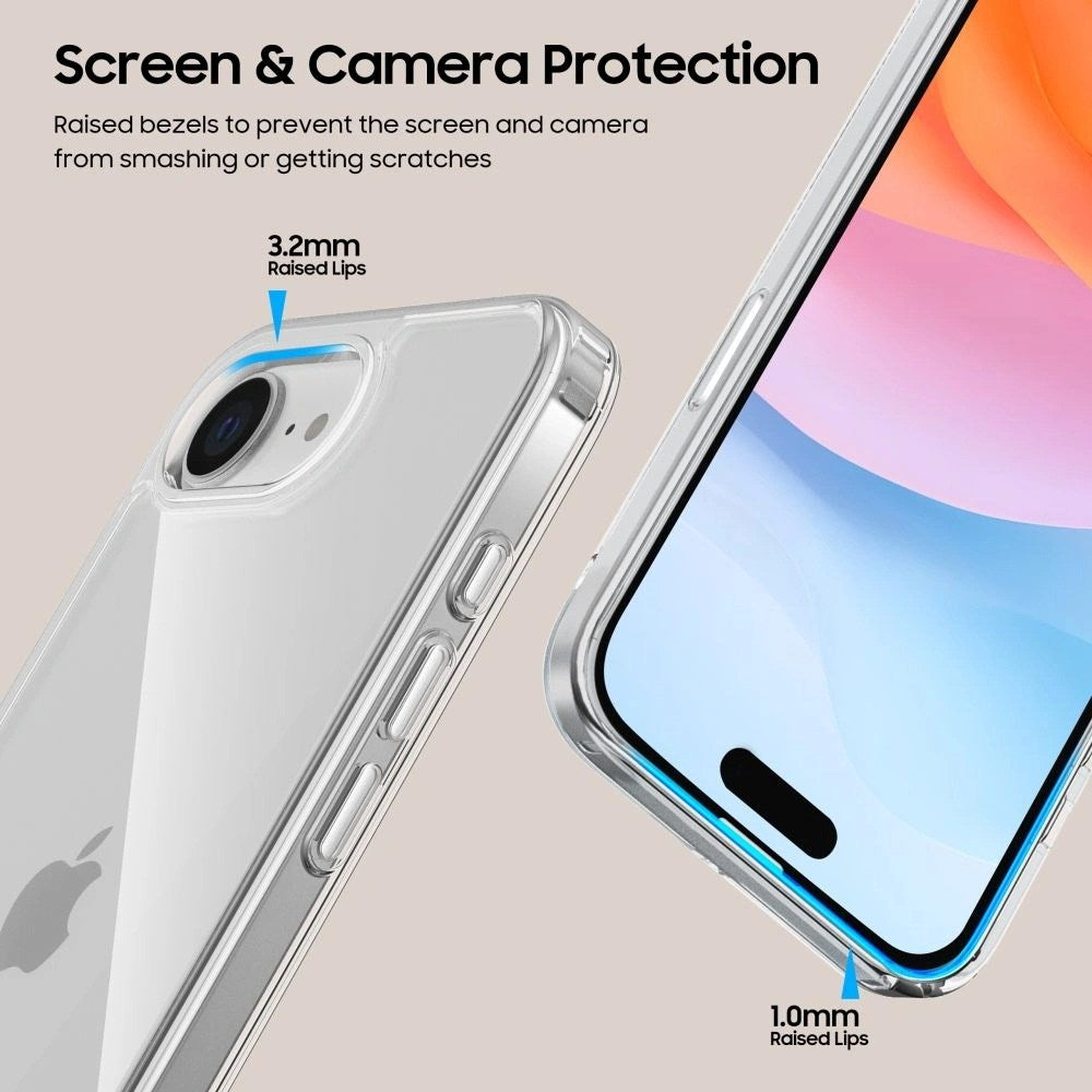 Nothing Phone (3a) Pro Tech-Protect Flexair Hybrid Case - Transparent