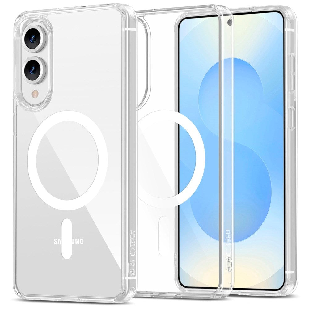 Samsung Galaxy S25 Edge Tech-Protect Flexair Hybrid Case - MagSafe Compatible - Transparent