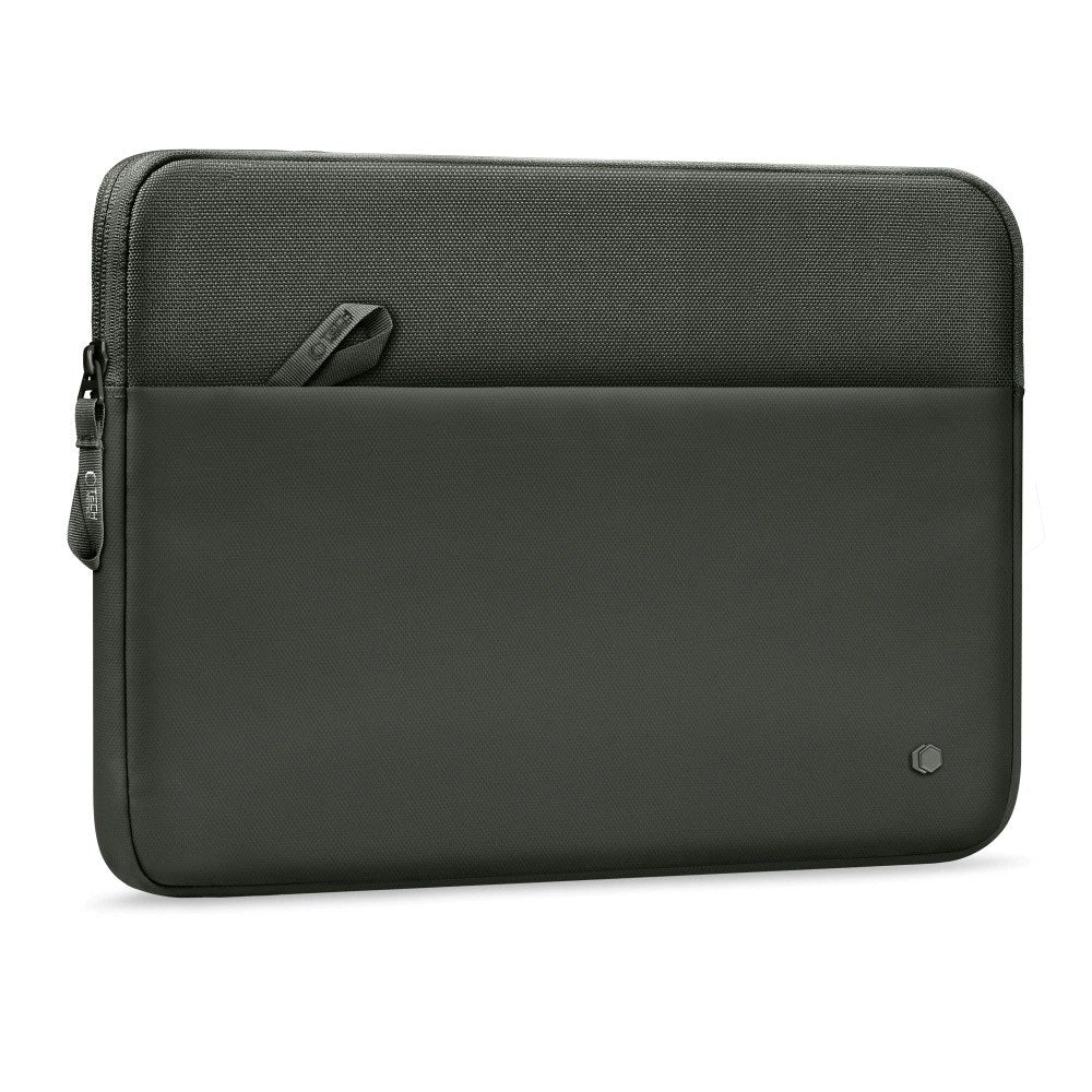 Tech-Protect MacBook / Laptop 13-14" Sleeve with Lined Inside & Pocket - Dark Green