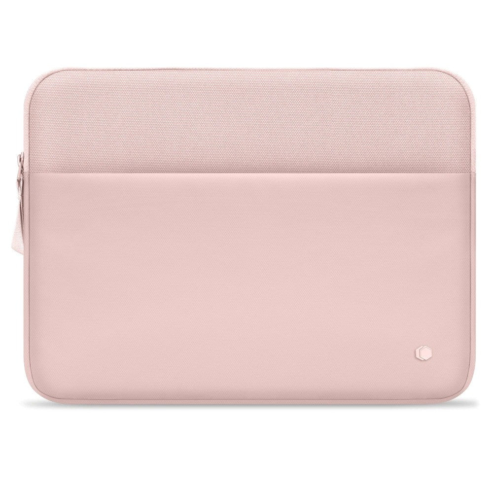 Tech-Protect MacBook / Laptop 13-14" Sleeve with Lined Inside & Pocket - Pink