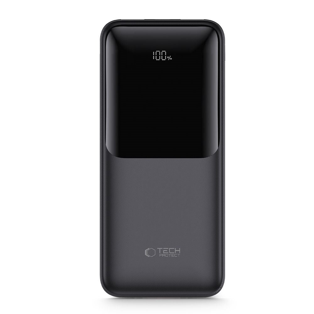 Tech-Protect Powerbank 10000mAh – Fast Charging with 22.5W - Black