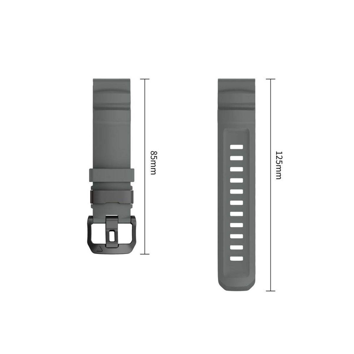 Universal Garmin 22mm QuickFit Tech-Protect Motion Watch Strap - Grey