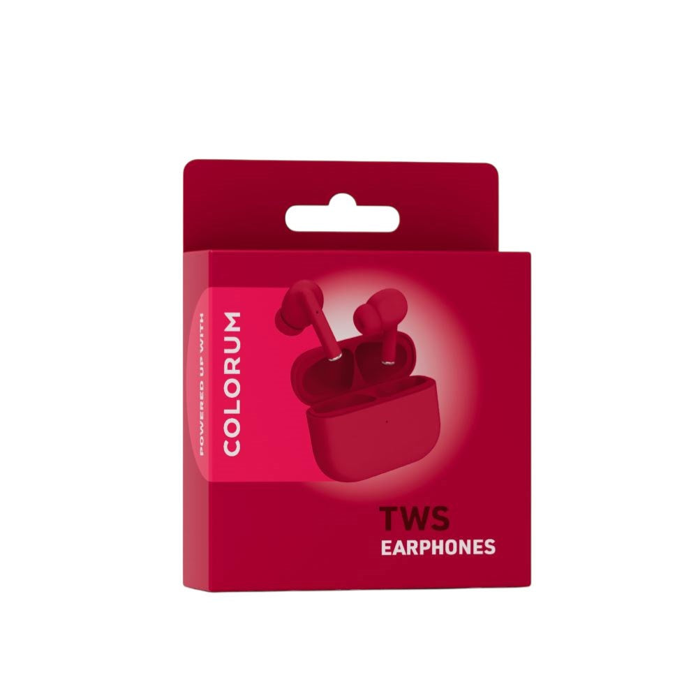 Colorum True Wireless Headphones - Magenta