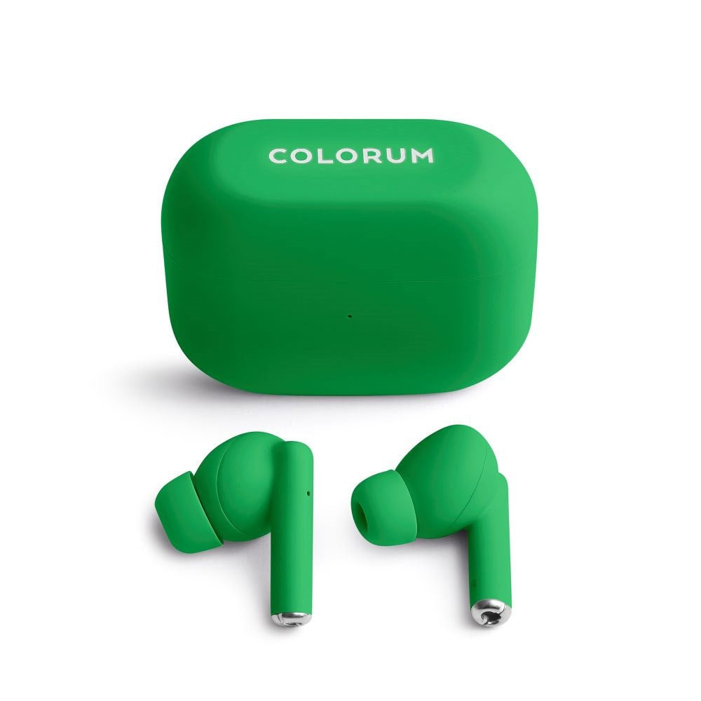 Colorum True Wireless Headphones - Green
