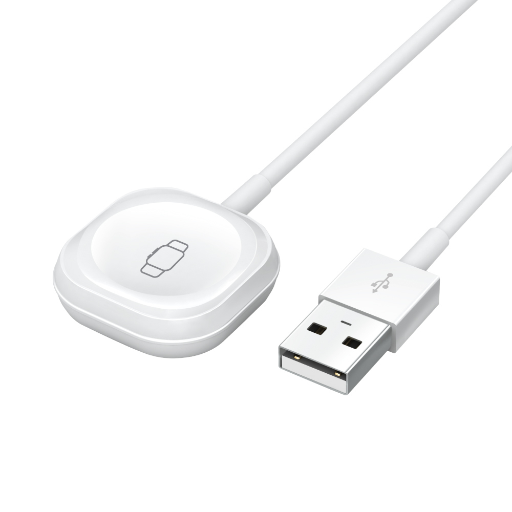Forever MASM-100 3W Wireless Charger for Smartwatch - USB-A - MagSafe Compatible - White
