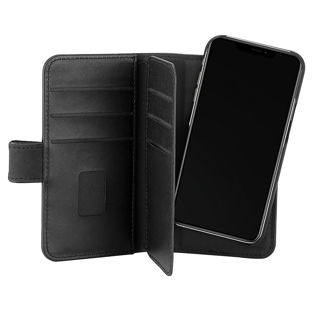 iPhone 13 Mini Gear Wallet 2in1 Case w. 7 Card Pockets and Magnet - Black