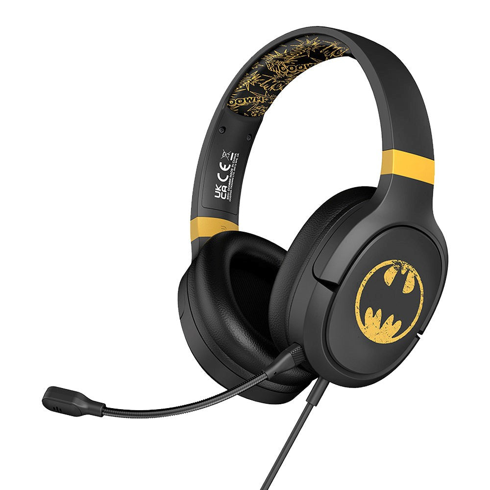 Pro G1 Over-Ear Gaming Headset with Detachable Microphone - Batman - Black
