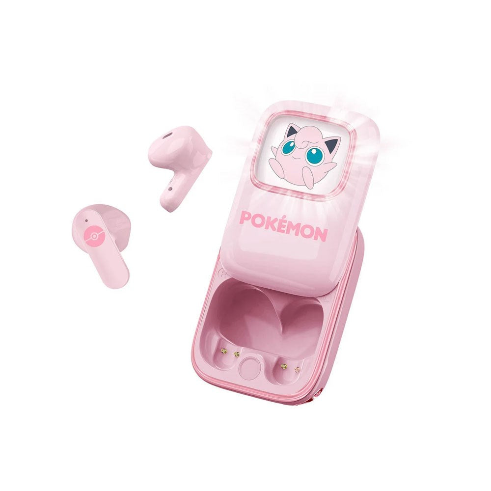 Jigglypuff OTL True Wireless In-Ear Headset with Slide-Up Charging Case - Pink