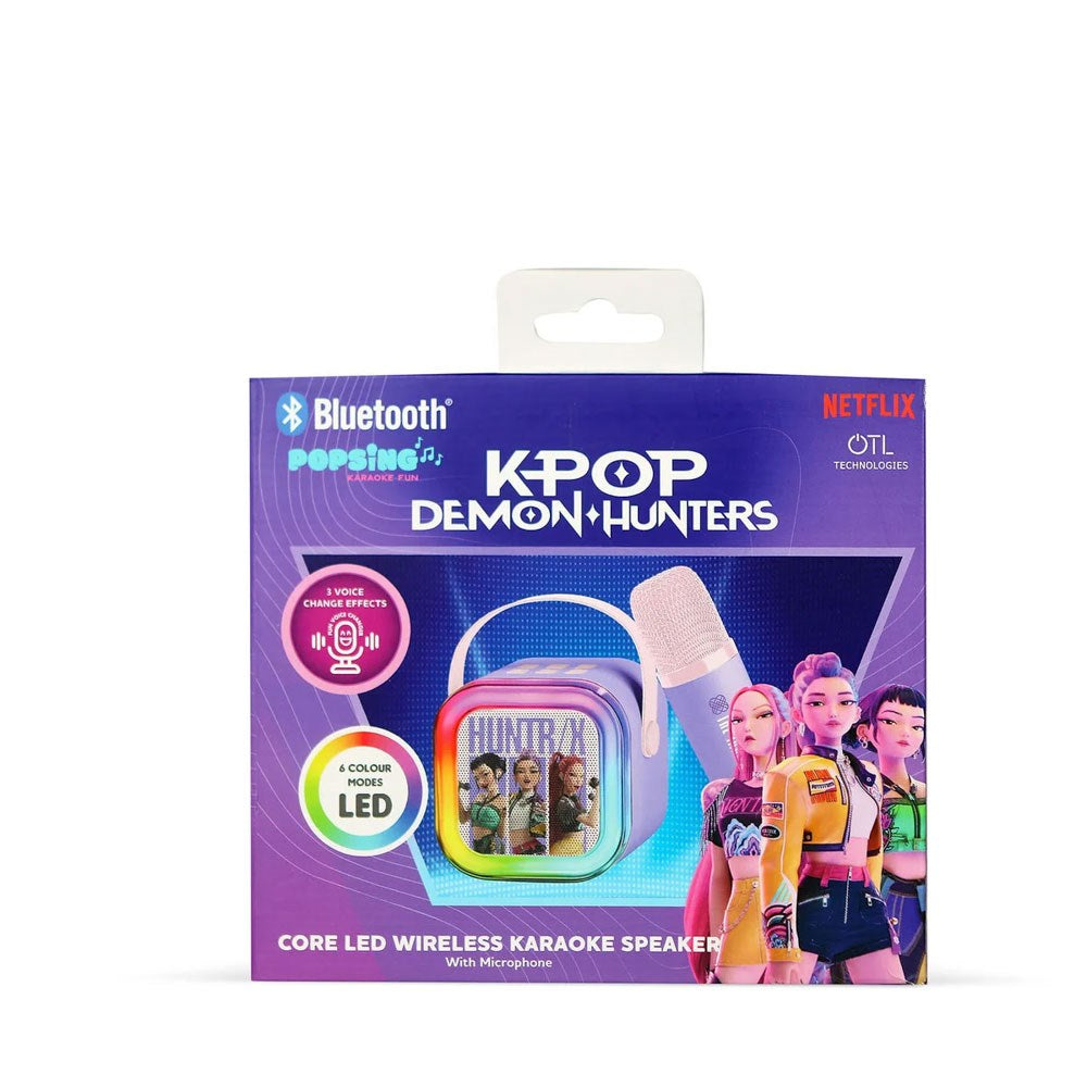 KPDH Karaoke Set with Speaker & Microphone - Huntrix / Purple