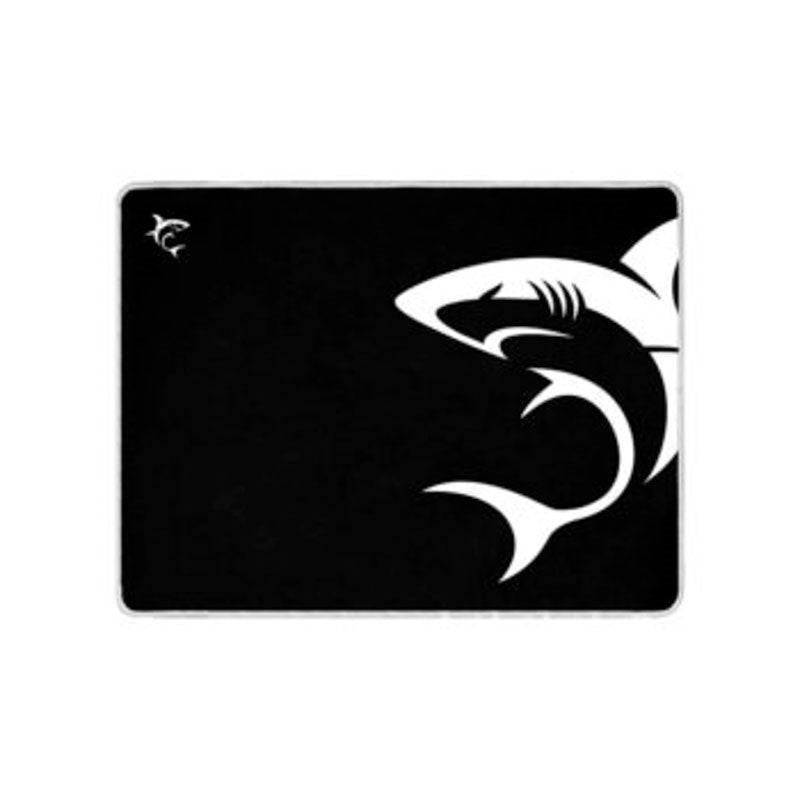 White Shark SHARK L Gaming Mousepad - 400 x 300 mm - Black / White