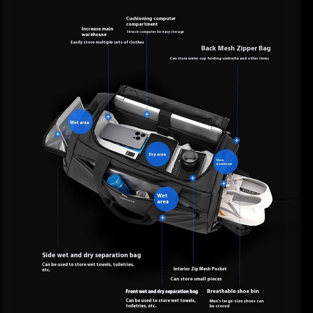 WEPOWER Multifunctional Travel & Sports Backpack - Beige