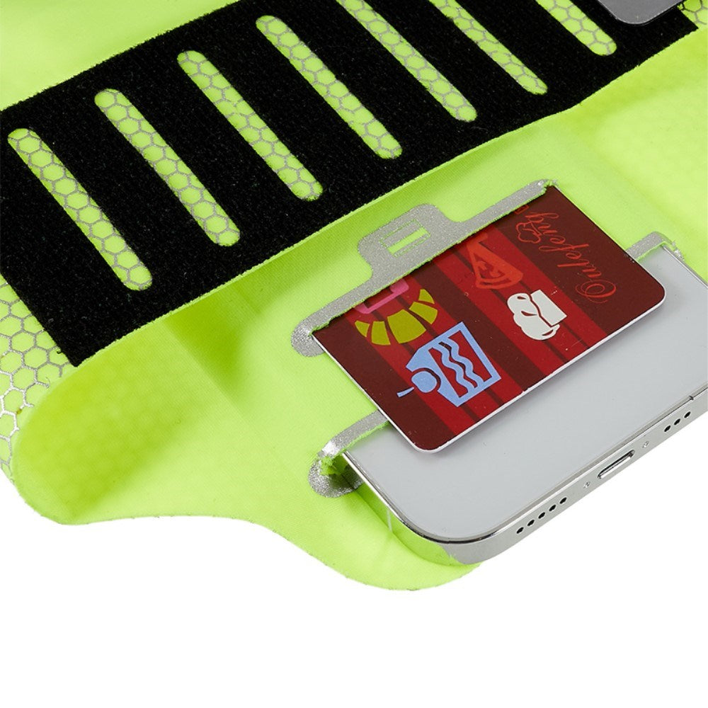 Honeycomb Pattern Running Armband - Phone 6" - Yellow