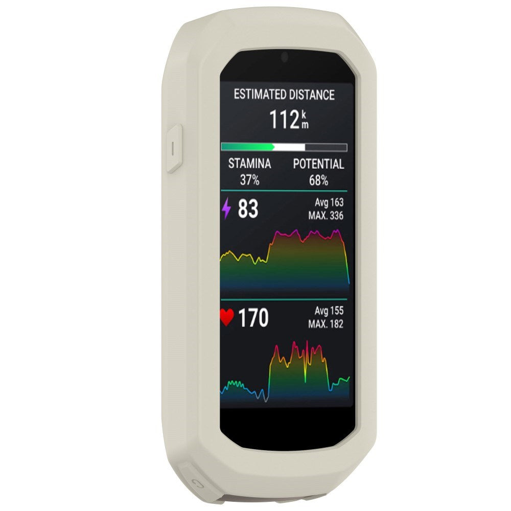 EIDERWOOD Garmin Edge 1050 Silicone Bike Computer Case - Beige