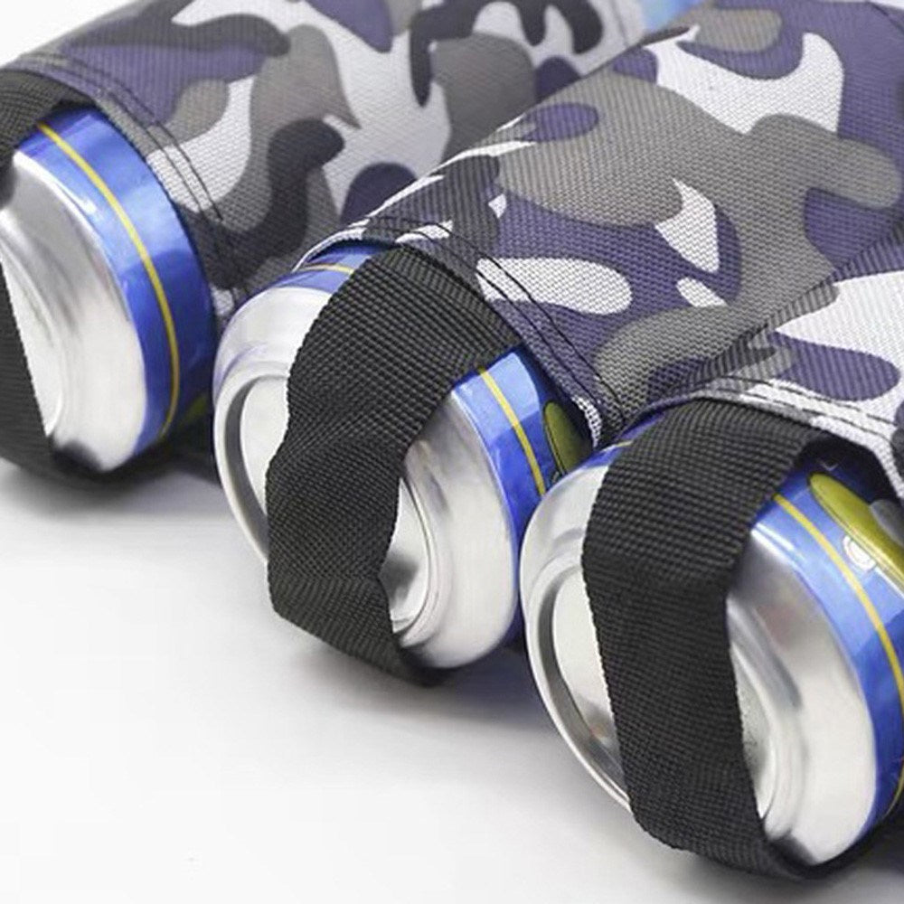 Belt Bag for Cans - 6 Compartments - Camouflage