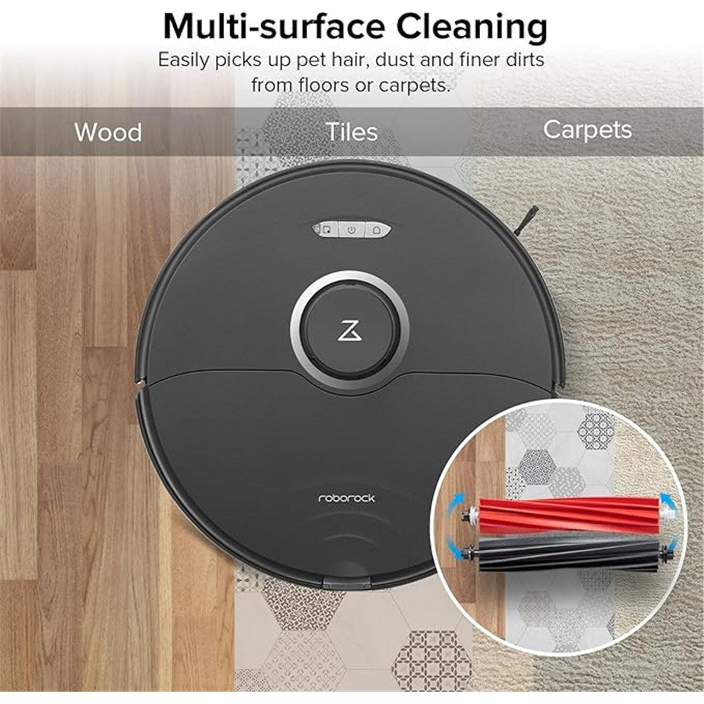 Vacuum Brush for Roborock S8, S8+, S8 Pro Ultra, Q5 Pro, Q5 Pro+, Q8 Max & Q8 Max+ Robot Vacuum Cleaner – Gray + Red