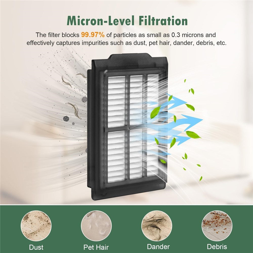 Vacuum Filter for iRobot Roomba Combo 405 Plus / 505 Plus Robot Vacuum – White