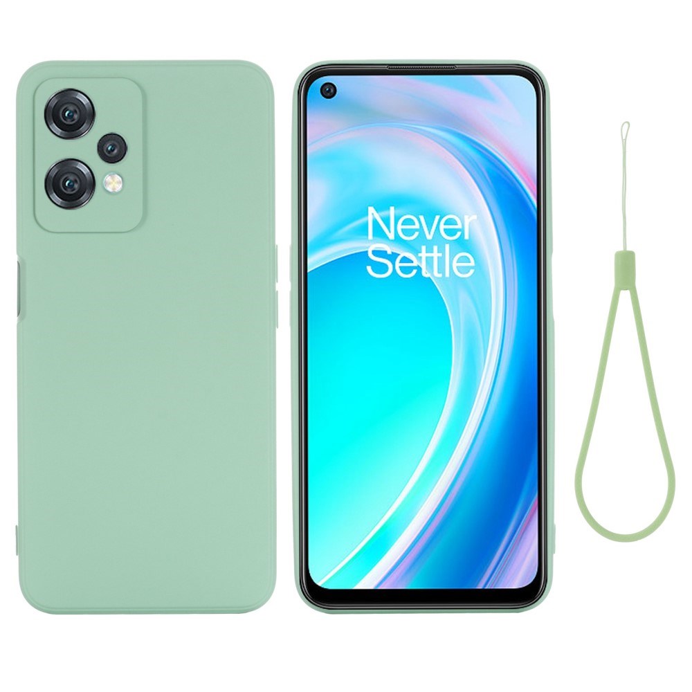 EIDERWOOD OnePlus Nord CE 2 Lite (5G) Liquid Silicone Case with Strap - Green