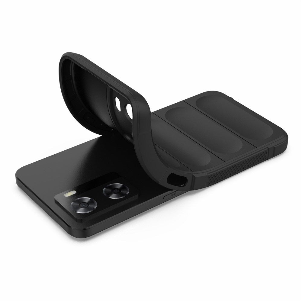 OPPO A57 / A57s EIDERWOOD Flexible Plastic Case - Black