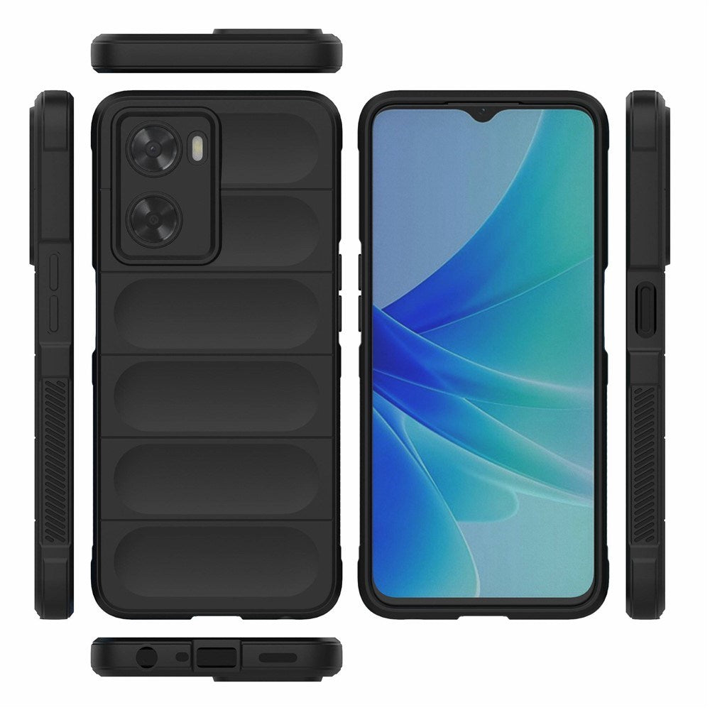 OPPO A57 / A57s EIDERWOOD Flexible Plastic Case - Black