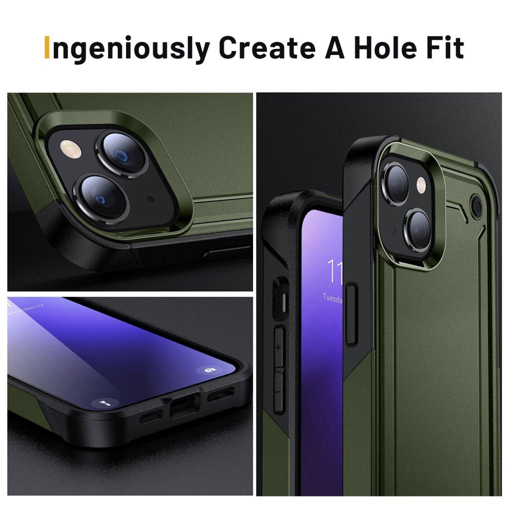 iPhone 14 Pro Shockproof Tough Case - Green