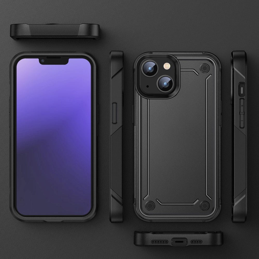 iPhone 14 Shockproof Tough Case - Black