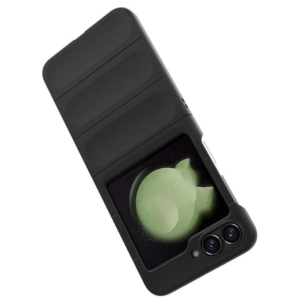 EIDERWOOD Samsung Galaxy Z Flip7 FE / Flip6 Flexible Plastic Case - Black