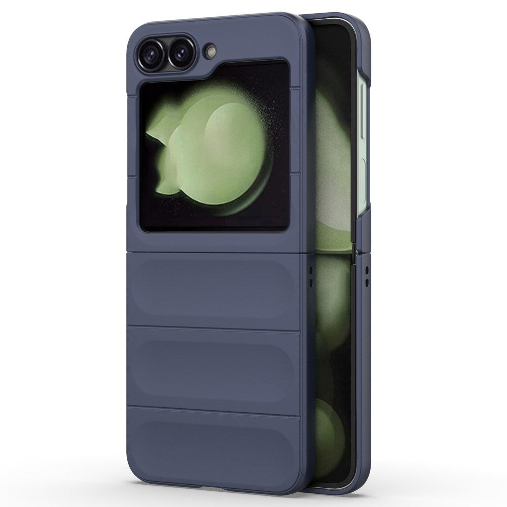 EIDERWOOD Samsung Galaxy Z Flip7 FE / Flip6 Flexible Plastic Case - Dark Blue