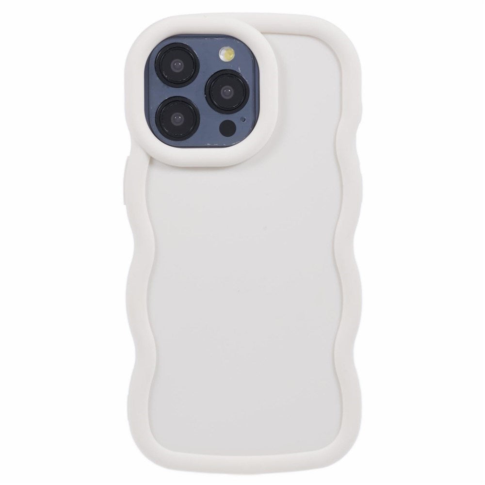iPhone 15 Pro EIDERWOOD Flexible Plastic Wavy Case - White