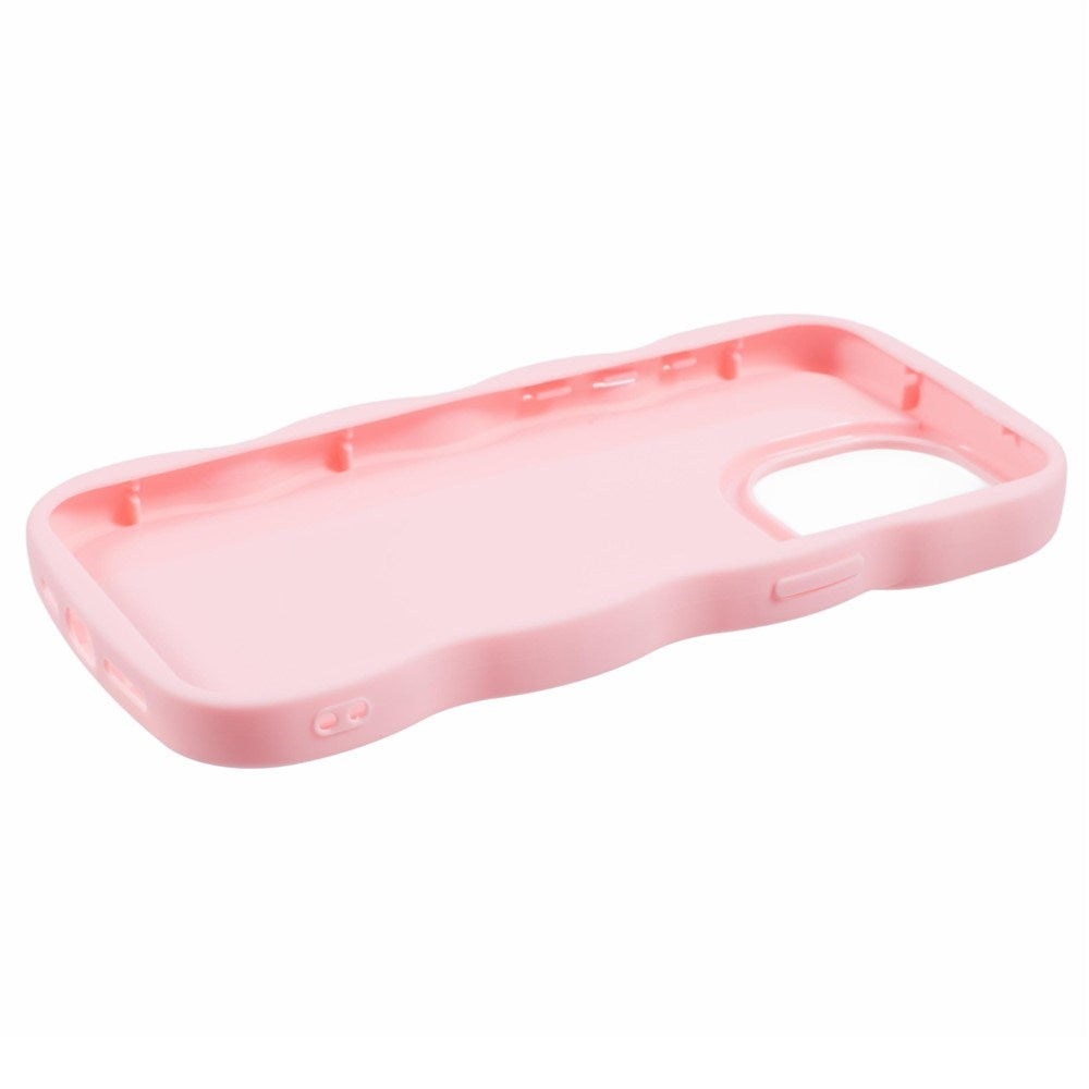iPhone 14 Pro EIDERWOOD Flexible Plastic Wavy Case - Light Pink