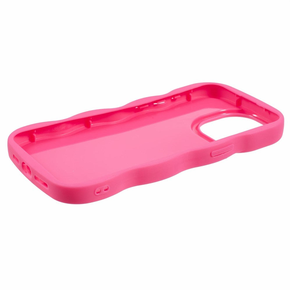 iPhone 13 Pro EIDERWOOD Flexible Plastic Wavy Case - Pink