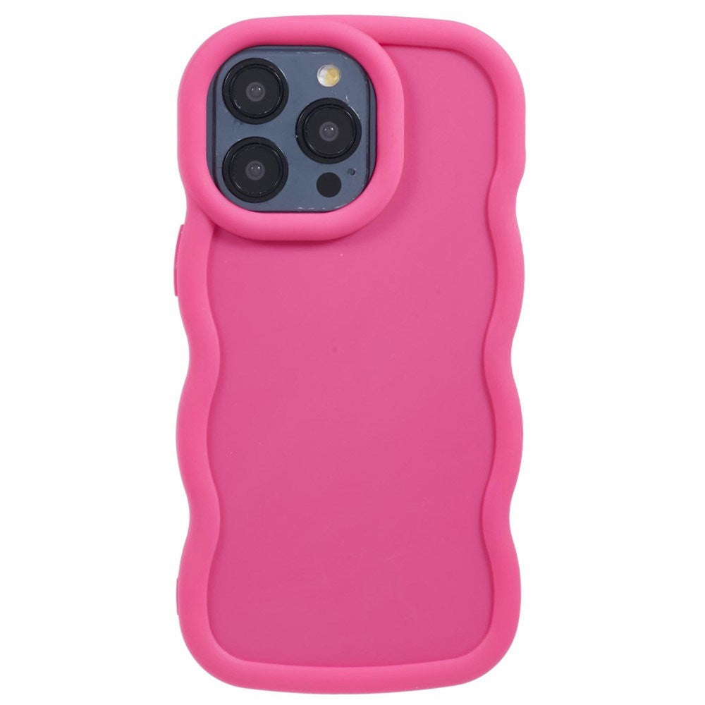 iPhone 12 Pro Max EIDERWOOD Flexible Plastic Wavy Case - Pink