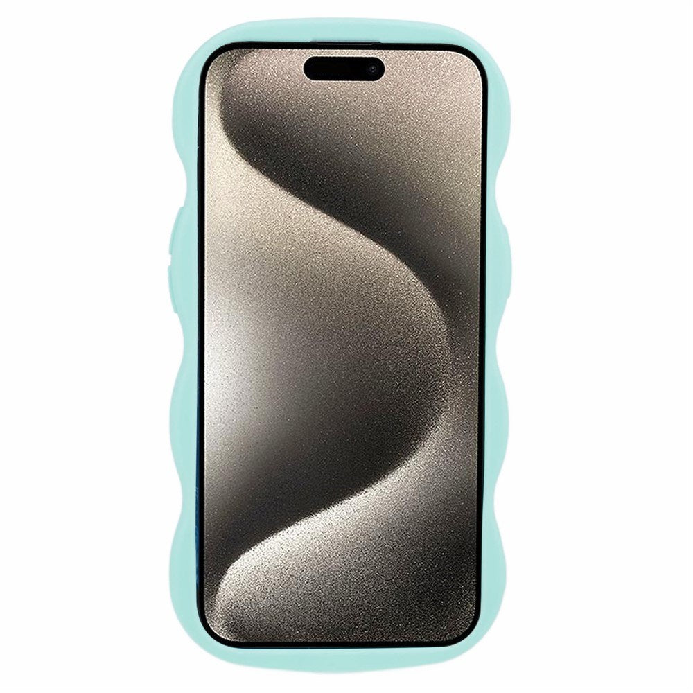 iPhone 14 EIDERWOOD Flexible Plastic Wavy Case - Blue