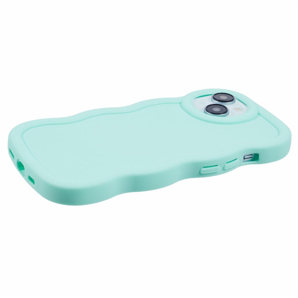 iPhone 14 EIDERWOOD Flexible Plastic Wavy Case - Blue