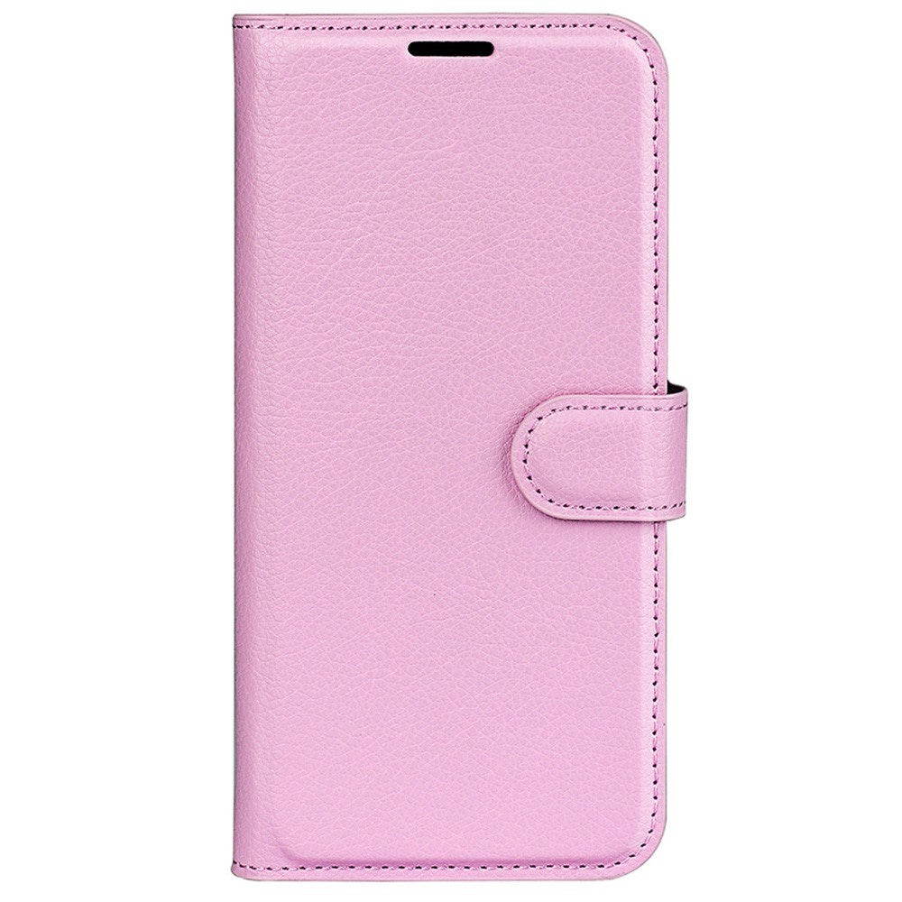 EIDERWOOD Honor 200 5G Case with Card Holder – Litchi Texture Faux Leather Flip Cover - Pink