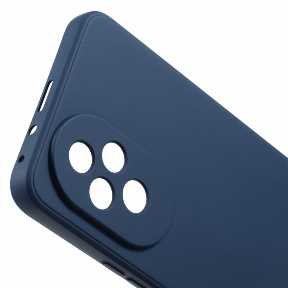 EIDERWOOD Honor 200 5G Case – Flexible Plastic Cover with Fiber Lining and Precise Lens Cutout - Dark Blue
