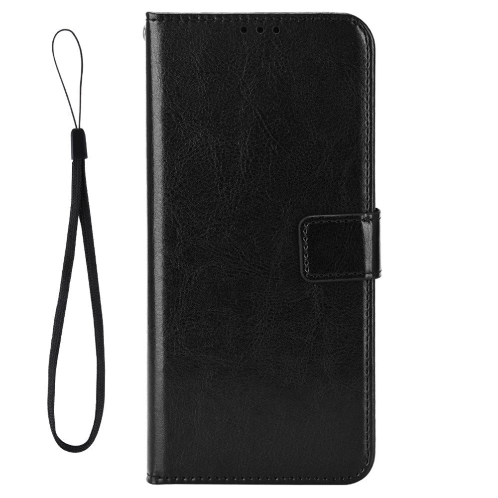 EIDERWOOD Motorola Edge 30 Ultra Faux Leather Flip Case with Stand & Wallet - Black