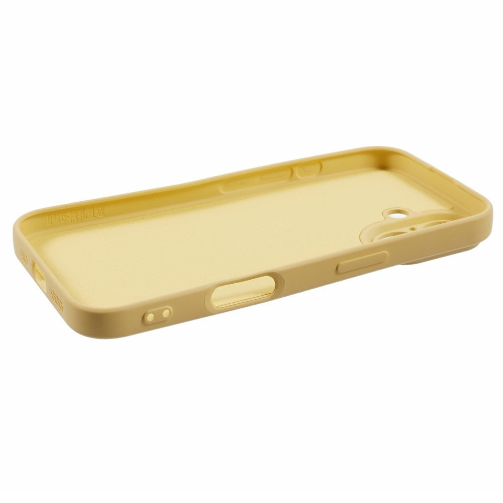 EIDERWOOD iPhone 16 Matte Flexible Plastic Case - Yellow