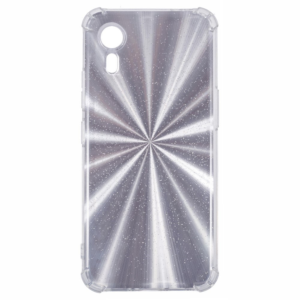 EIDERWOOD Samsung Galaxy Xcover 7 Flexible Plastic Case with 4 Different Backgrounds - Transparent / Multi