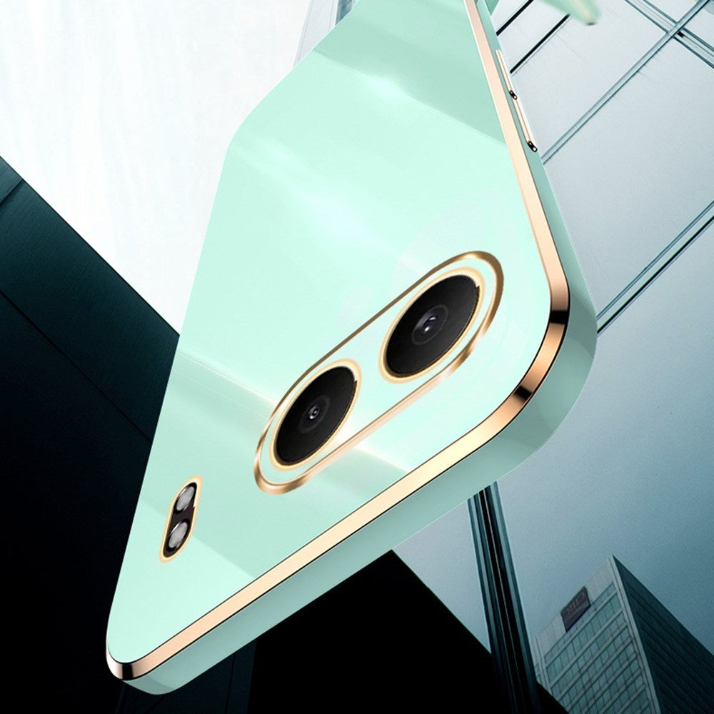 EIDERWOOD OnePlus Nord 4 Case with Metal Frame - Flexible Plastic - Blue