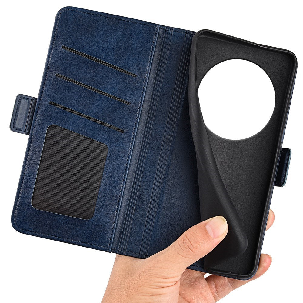 EIDERWOOD Xiaomi Redmi 14C / Poco C75 Faux Leather Flip Case with Cardholder & Stand Function - Blue