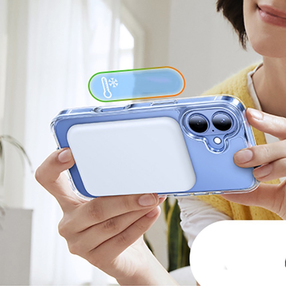 TORRAS iPhone 16 Flexible Plastic Case - MagSafe Compatible - Transparent