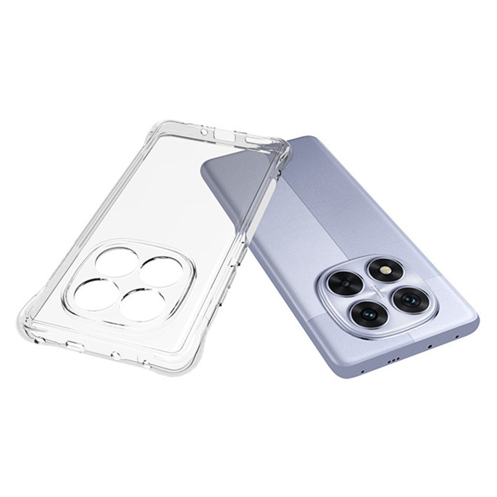 EIDERWOOD Xiaomi Redmi Note 14 Pro (5G) / Poco X7 Anti-Slip Case with Reinforced Corners - Transparent