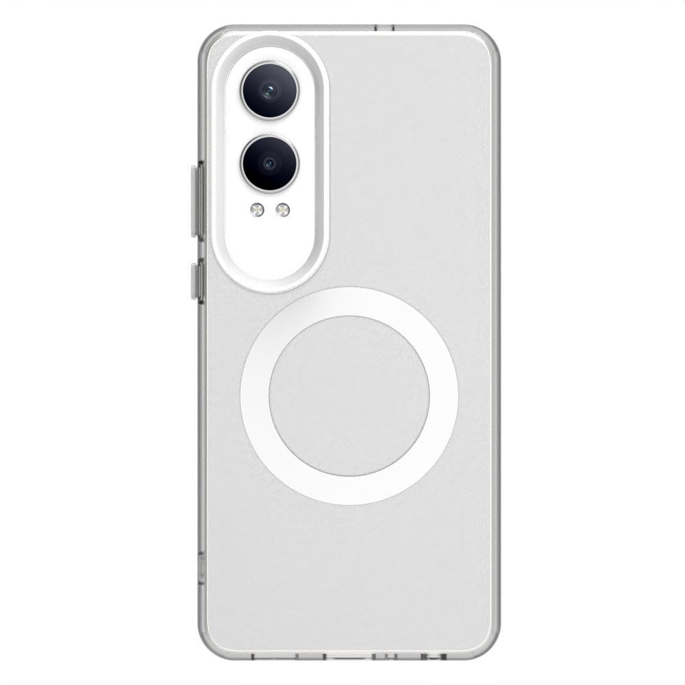 EIDERWOOD OnePlus Nord CE4 Lite (5G) Hybrid Plastic Case - MagSafe Compatible - Transparent / White